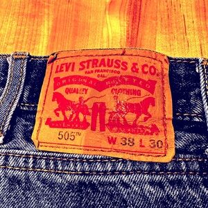 Levis 505 mens jeans 38x30